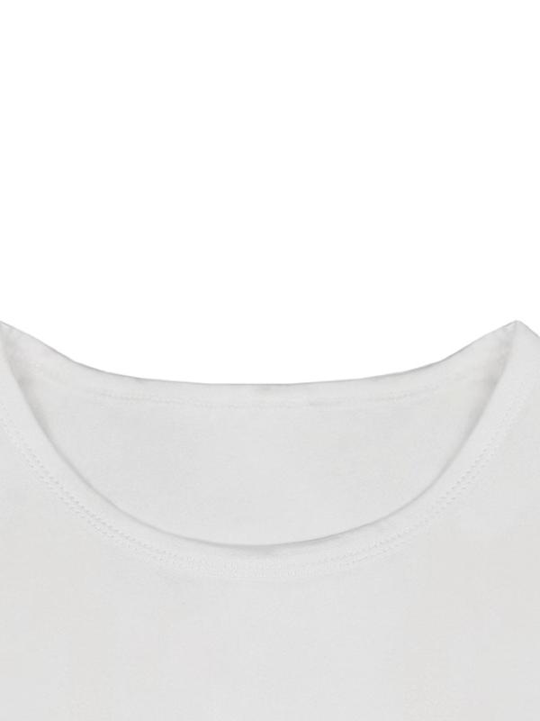Women's Bow Print Round Neck Tee, Casual Short Sleeve Crew Neck T-shirt for Summer, Fashion Women's Top for Daily Wear 2
