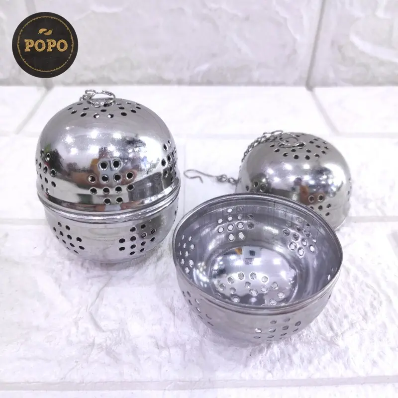 Filter Saringan Teh Reusable Tea Strainer Stainless Steel Saringan 4