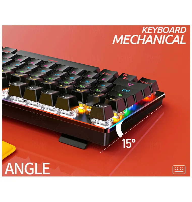 Keyboard Gaming Mechanical RGB DIJAMIN TERMURAH keyboard  creamy 7
