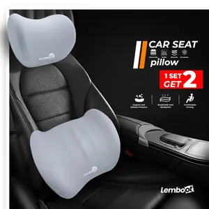 L3 1 SET Bantal Sandaran Mobil Jok Bangku Mobil Memory Foam Berkualitas Tinggi Kompatibel Semua Tipe Mobil Kenyamanan Terbaik