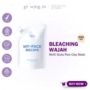 Gluta Rice Clay Mask Upsize Refill 100 gram Jejuby [BPOM]