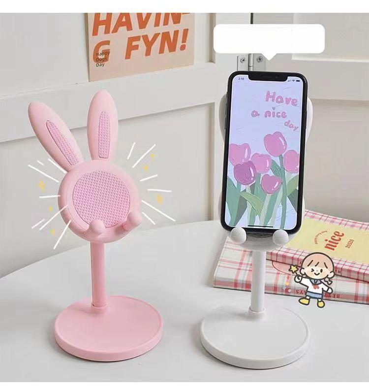 Product Introduction of Rabbit Stand Desktop Adjustable Adjustable Student Lazy Household Selfie Live Stand Universal Flash Sale Cute 3