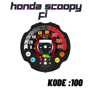 stiker speedometer Honda scoopy 2015/2017 Baut Car