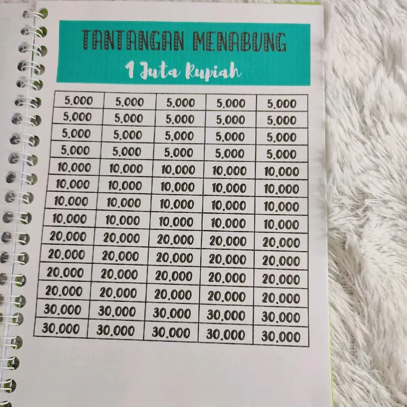 SAVING MONEY BOOK | Buku Saving Money 6