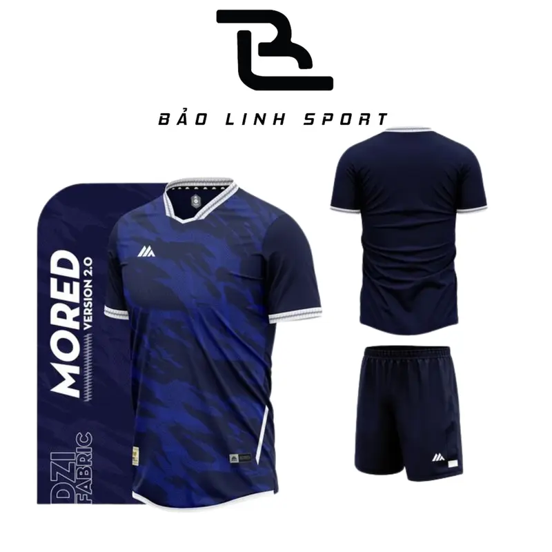Bộ Sưu Tập Quần Áo Bóng Đá Đồ Đá Banh Không Logo Mikal Mored 2.0 K3 2024 Nam Nữ Thun Mè Caro Cao Cấp Không Nhăn Không Xù Lông Thoáng Khí Bảo Linh Sport 4