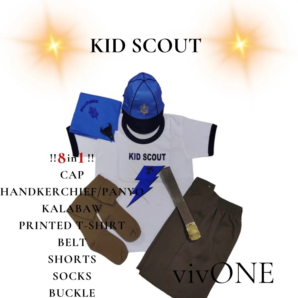 vivONE’s !!8 in 1!! KID SCOUT SET// BEST QUALITY!!