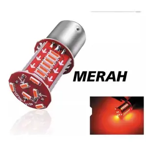 Lampu Rem Stop LED Bayonet 30 Mata Running Kedip Kaki 2 DC-12 V Universal  Motor Mobil