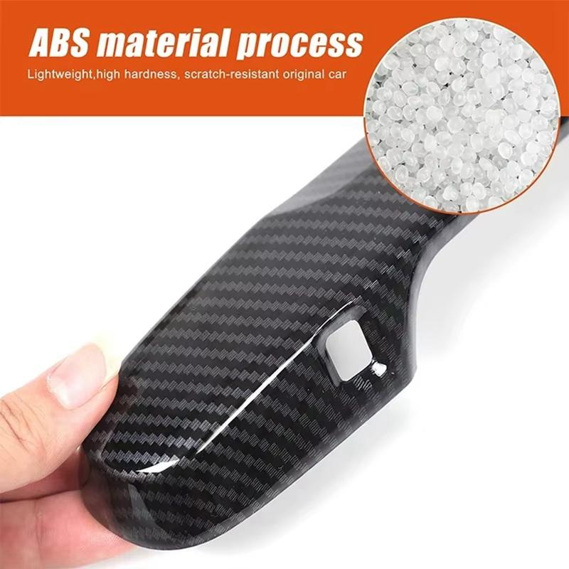 For Honda Pilot 2023 2024 ABS Carbon Fiber Car Exterior Door Handle Cover Trim Accessories 4