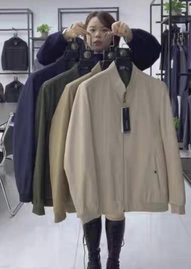 Product Introduction of Áo Khoác Nam Trung Niên Trung Tuổi Quảng Châu Cao Cấp Cô Tầu Lót Nhung, Lót Lụa Menswear Tay Dài Jacket Cổ Cao 7