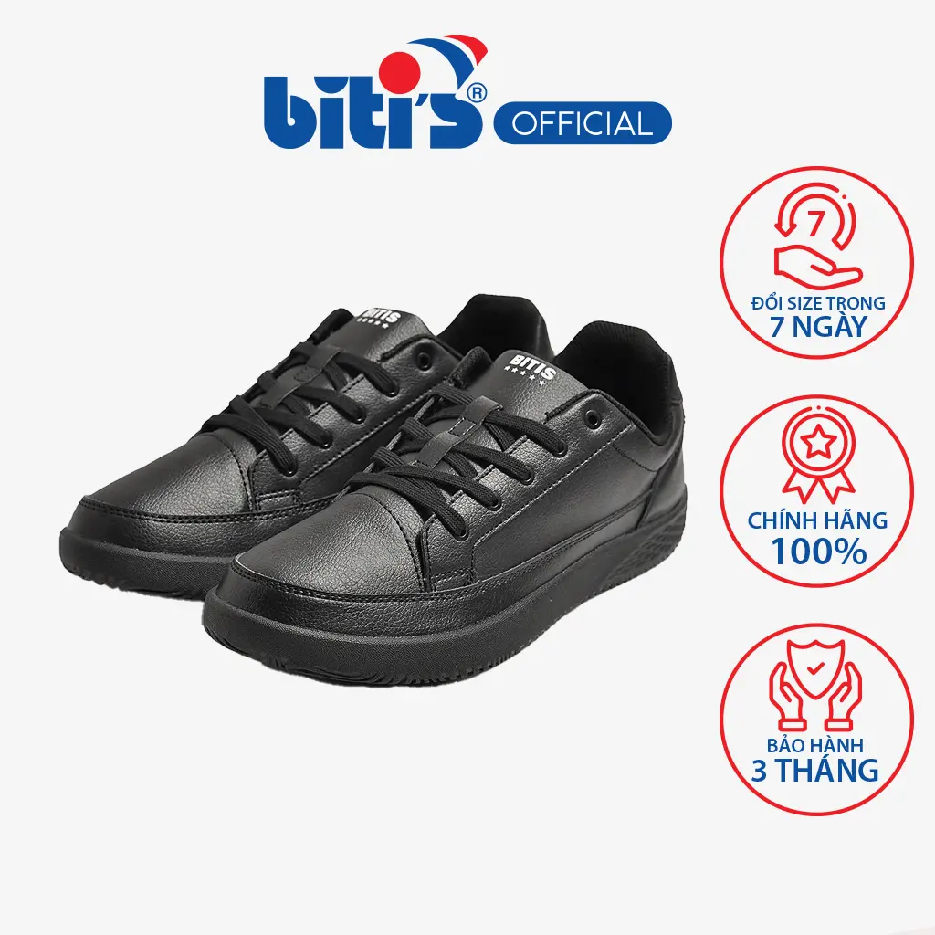 Giày Thể Thao Thông Dụng Nam - Nữ Biti's BSM003900DEN/BSW003900DEN (ĐEN)