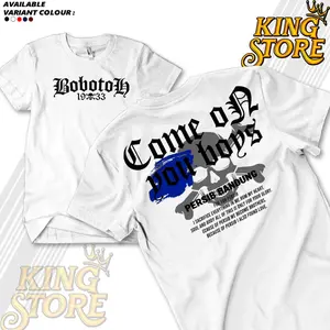 Kaos Persib Champion Long Live Persib - Baju Kaos Casual Football Persib Bandung Juara - T-Shirt COD