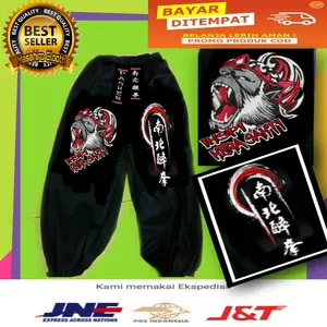 celana bordir kepala kera sakti.. full bordir komputer.. ready atribut ikspi kerasakti murah paling di cari, baju ikspi kerasakti terlaris bisa bayar di tempat distro ikspi kerasakti 1980