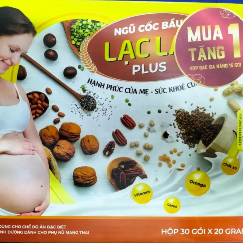 NGŨ CỐC BẦU LẠC LẠC HỘP 30 GÓI CÓ QUÀ TẶNG 5