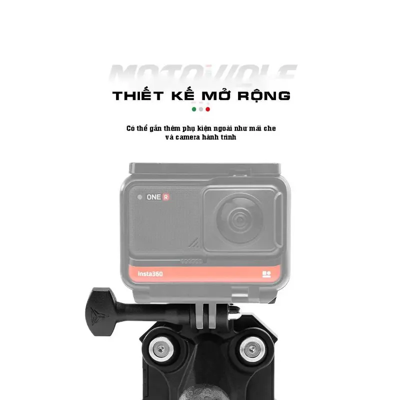 Kẹp điện thoại chống rung Motowolf MDL2828 2