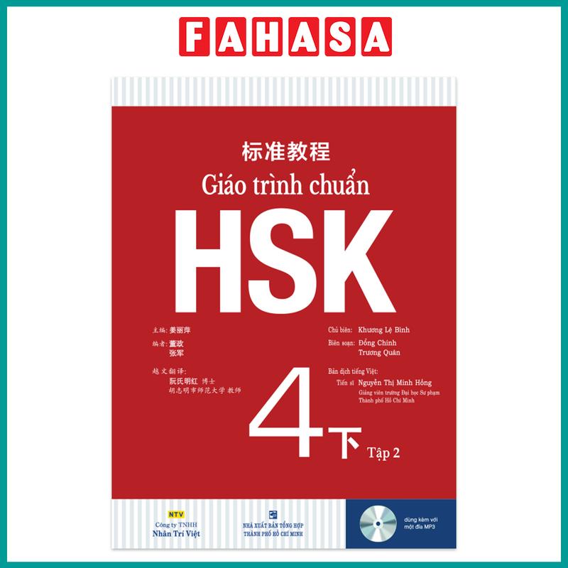 Giáo Trình Chuẩn HSK 4 - Tập 2 - Sách Bài Học
