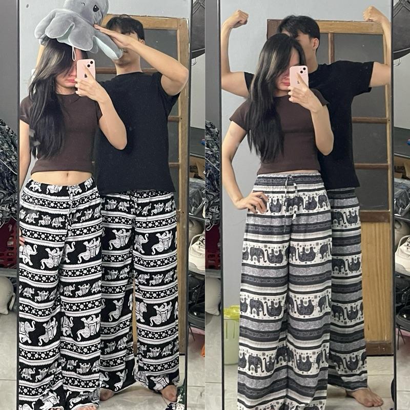 [SIZE LỚN] Quần Dài Ống Suông Thổ Cẩm Tole Lanh - NHIỀU MÀU