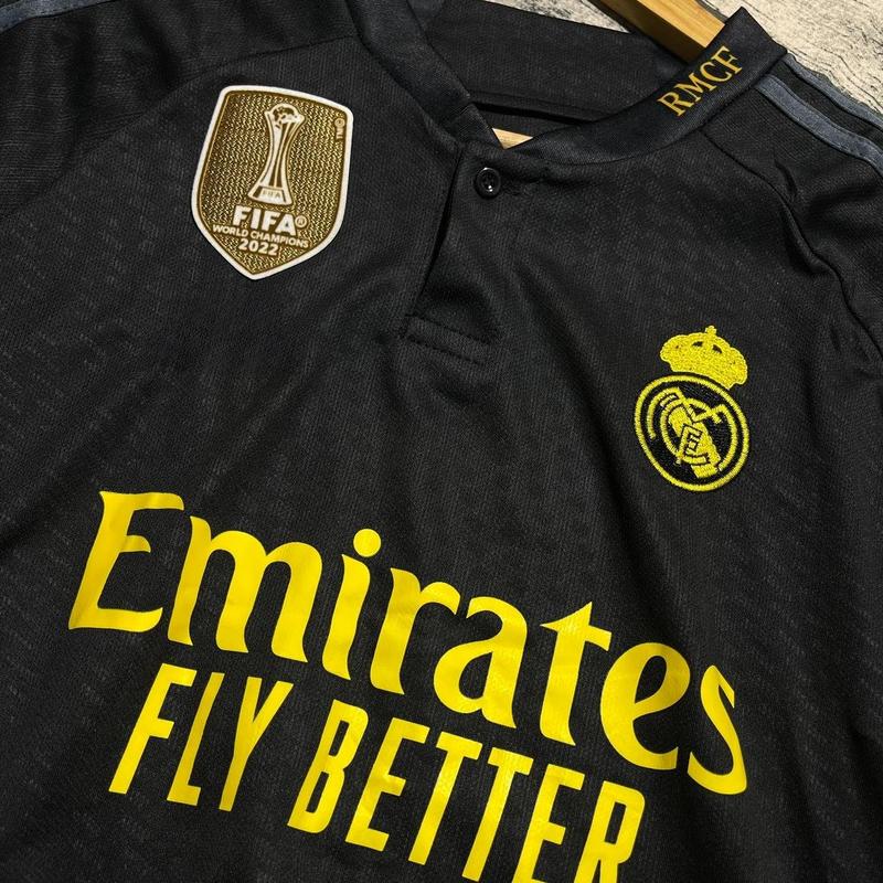 Product Introduction of Bộ Quần Áo Bóng Đá CLB Real Madrid Third Kit 2023 - 2024 - Vải Polyester Gai Thái Chuẩn Thi Đấu 2