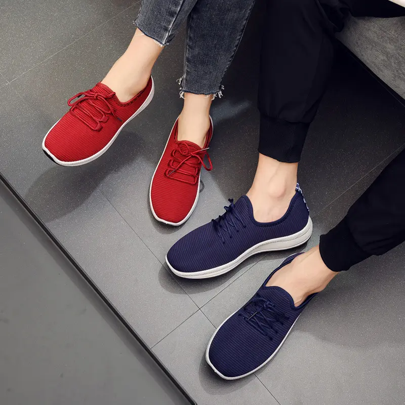 Shoes Female Cloth Shoes Women's Casual Sports Single-Layer Shoes Men's Walking Shoes Couple Cloth Shoes