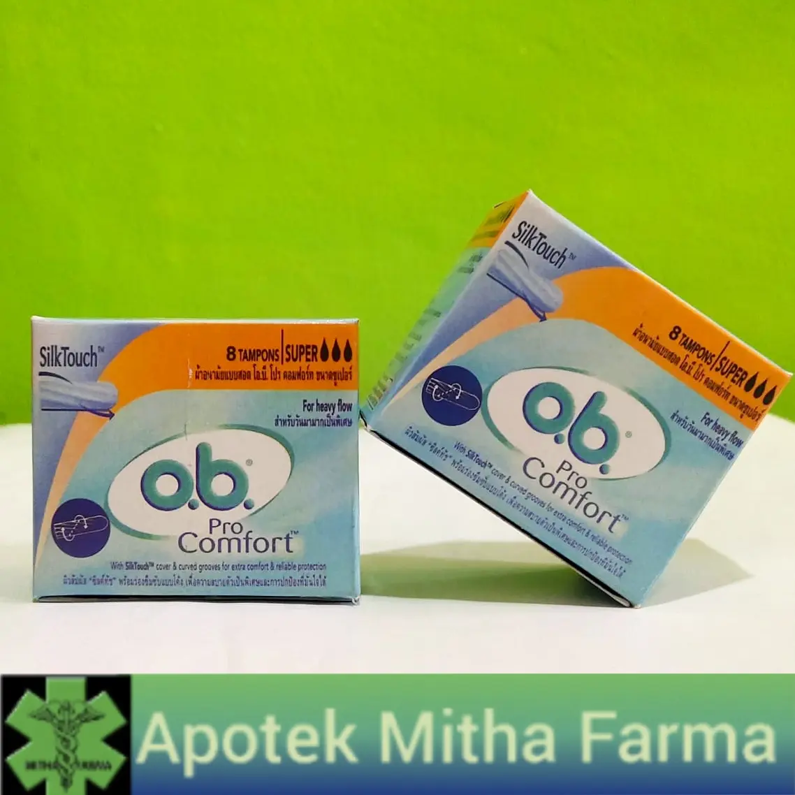 TAMPON OB PRO COMFORT SUPER 8PCS PER KOTAK