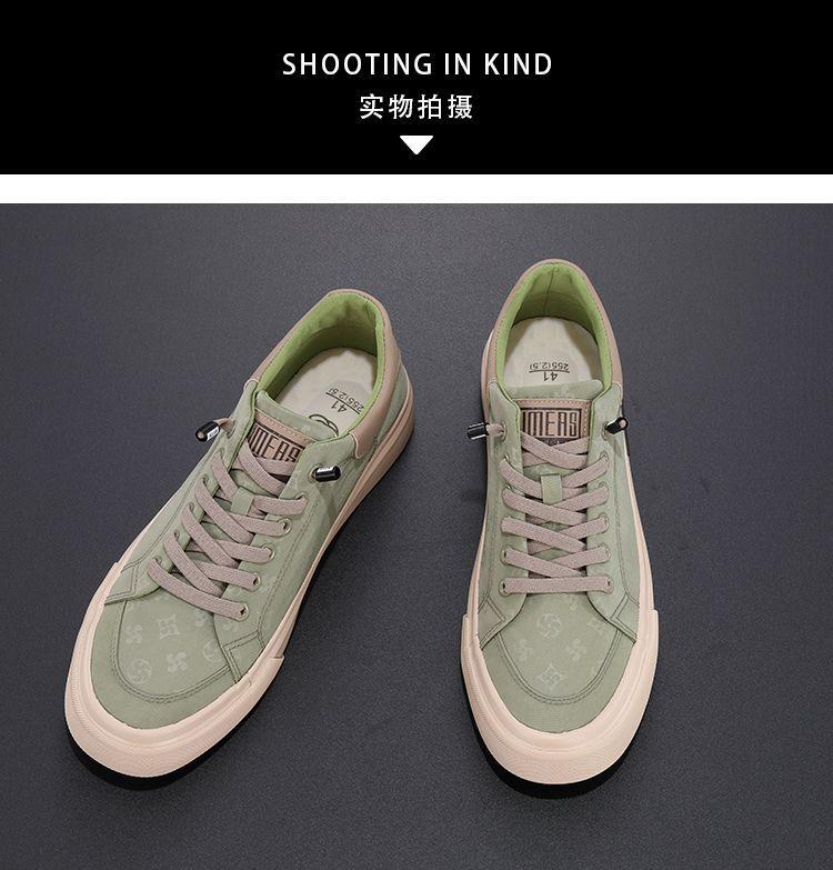 Product Introduction of Spring Breathable Men's Cloth Shoes 2024 New Lazy Breathable Casual Shoes Fashion Versatile Youth Trend Canvas Sneakers Parent 19