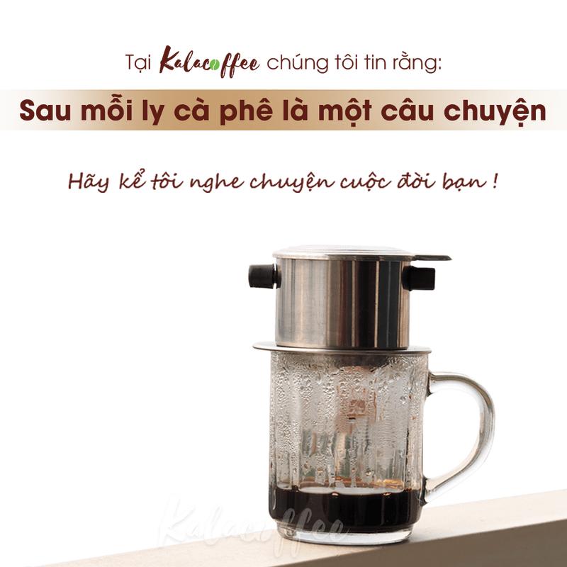 500g Cà phê Hạt Culi gu Đặc Bệt Kalacoffee Nguyên Chất 100% Đắng Mạnh Thơm nhẹ, Đậm đà, hậu ngọt 6