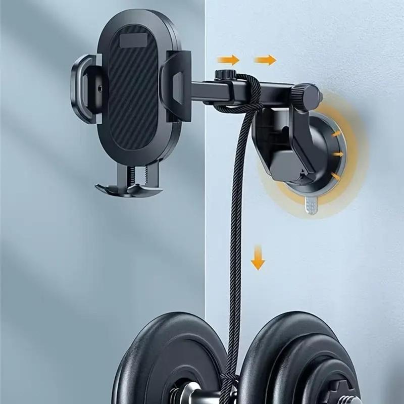 360° Rotatable Car Phone Holder, Car Dashboard Suction Cup Phone Mount, Washable Car Phone Holder for iPhone & Android, Phone Fixed Holder for Car 3
