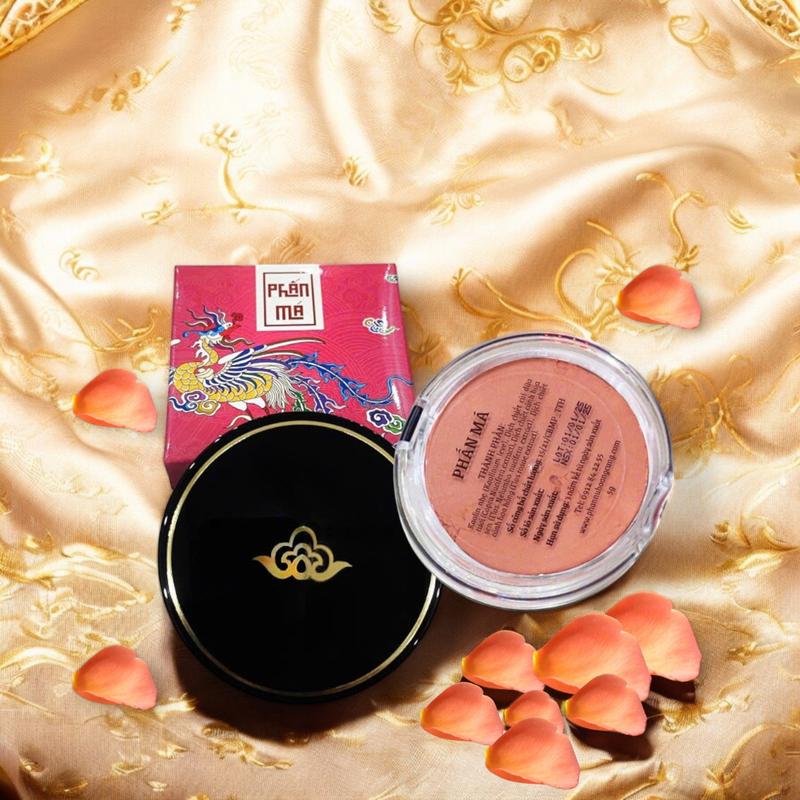 KOC Phấn Má Hồng Trang Điểm Dạng Bột 3 Màu Lên Màu Chuẩn Mịn Lì Tự Nhiên Phấn Nụ Hoàng Cung 5g