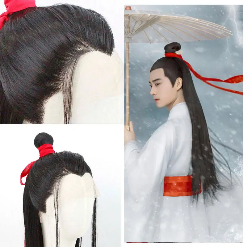 Tóc Giả Nam, Quần Áo Trung Quốc Han, Che Đầu, Phong Cách Cổ Trang Tóc Dài, Tóc Đuôi Ngựa Che Tóc, Nghệ Thuật Thị Giác Và Biểu Diễn, Che Cả Đầu