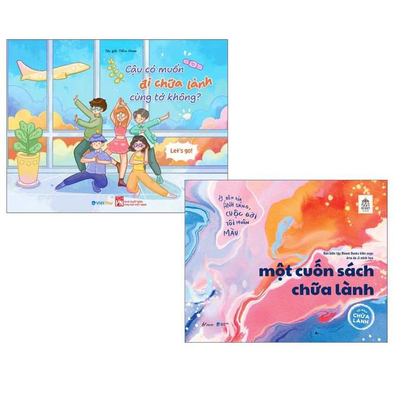 Product Introduction of Sách - Cậu Có Muốn Đi Chữa Lành Cùng Tớ Không? + Một Cuốn Sách Chữa Lành - Phiên Bản Tô Màu Chữa Lành (Sách tô màu tự chọn) 0