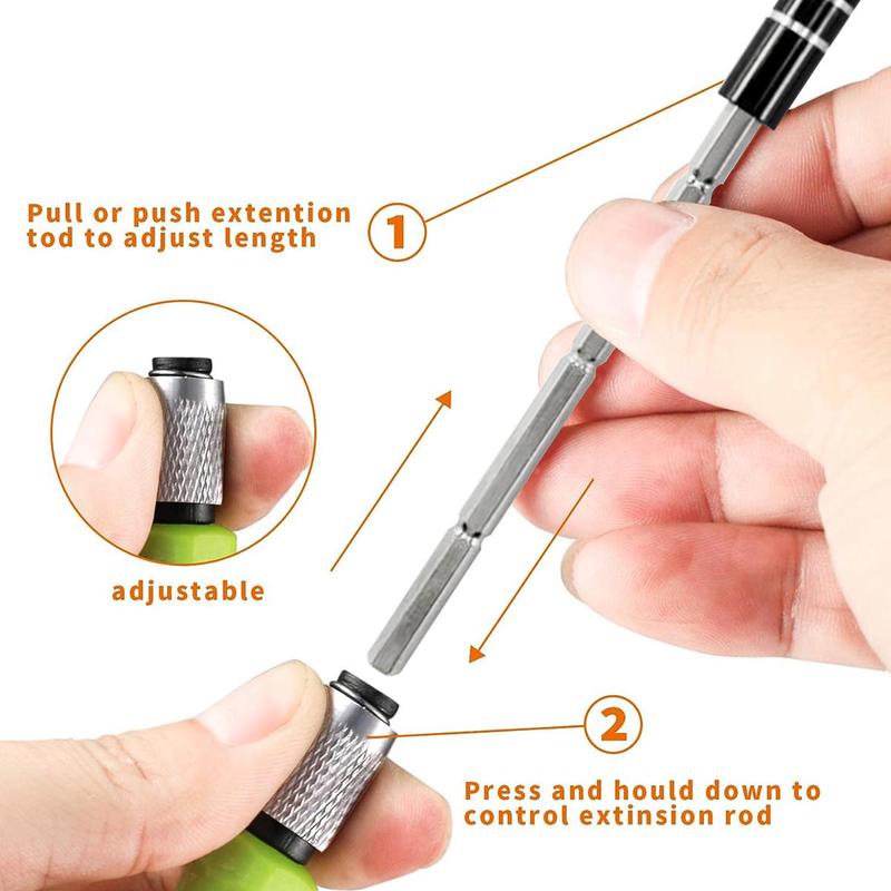 32 in 1 Screwdriver Set, Magnetic Repair Tool Kit with Case for Computer, iPhone, PC, Cellphone, Laptop, Watch, Glasses, Camera Accessories 5