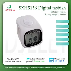 Ready stock!(SXH) Smart TASBIH DIGITAL PREMIUM 6 CHANEL ALARM Flexible LED Hours Local seller