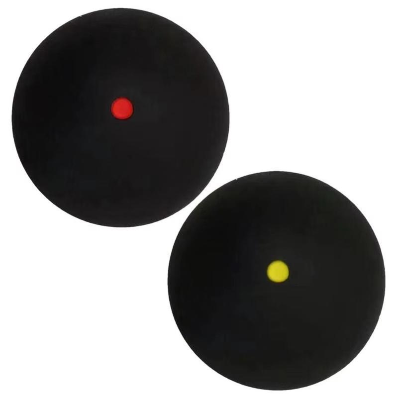 Product Introduction of Entertainment Red Blue Dots Squash Balls Yellow Point Fast Speed Squash Racquet Balls 39mm Single Dot Squash Ball Competition 8
