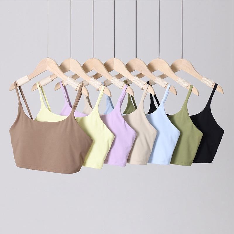 [ HOT ] Áo sport bra tập thể thao QCCC may 3 lớp Yoga/Pilates/Gym/ Aerobic chất liệu lulu 25% Spandex