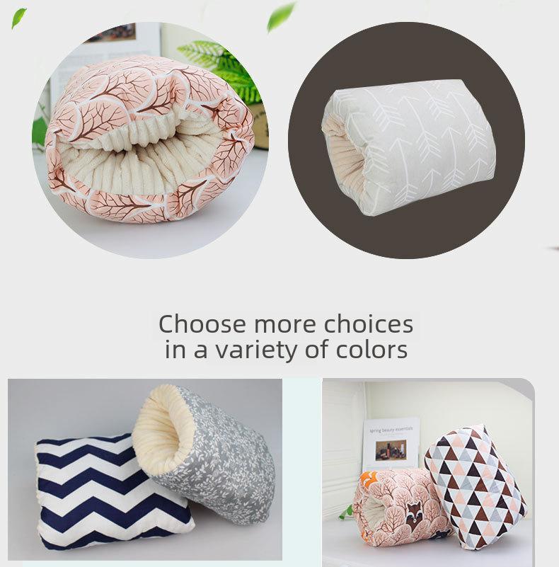 Product Introduction of Pure Cotton Fleece Thickened Soft Comfortable Baby Nursing Pillow Arm Pillow Breastfeeding Pillow Maternity Supplies 2