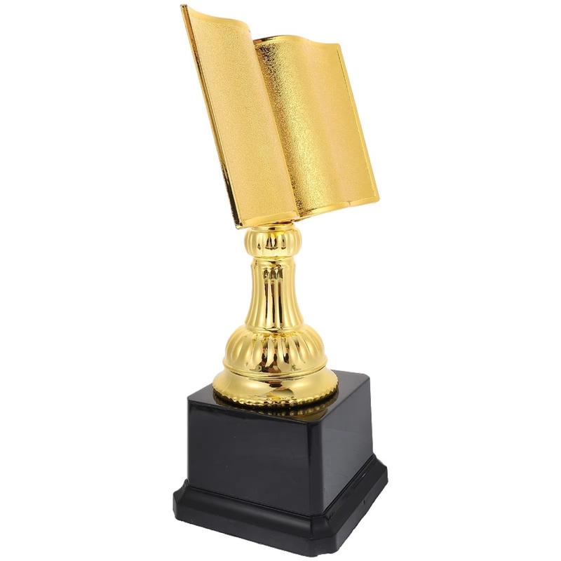 Product Introduction of Uookin New Plastic Awards Trophy Reading Star Book Shaped Children's Small Prize Cup Craft Souvenirs Competition Winner Award Trophy Toy Learning Award Gift 10