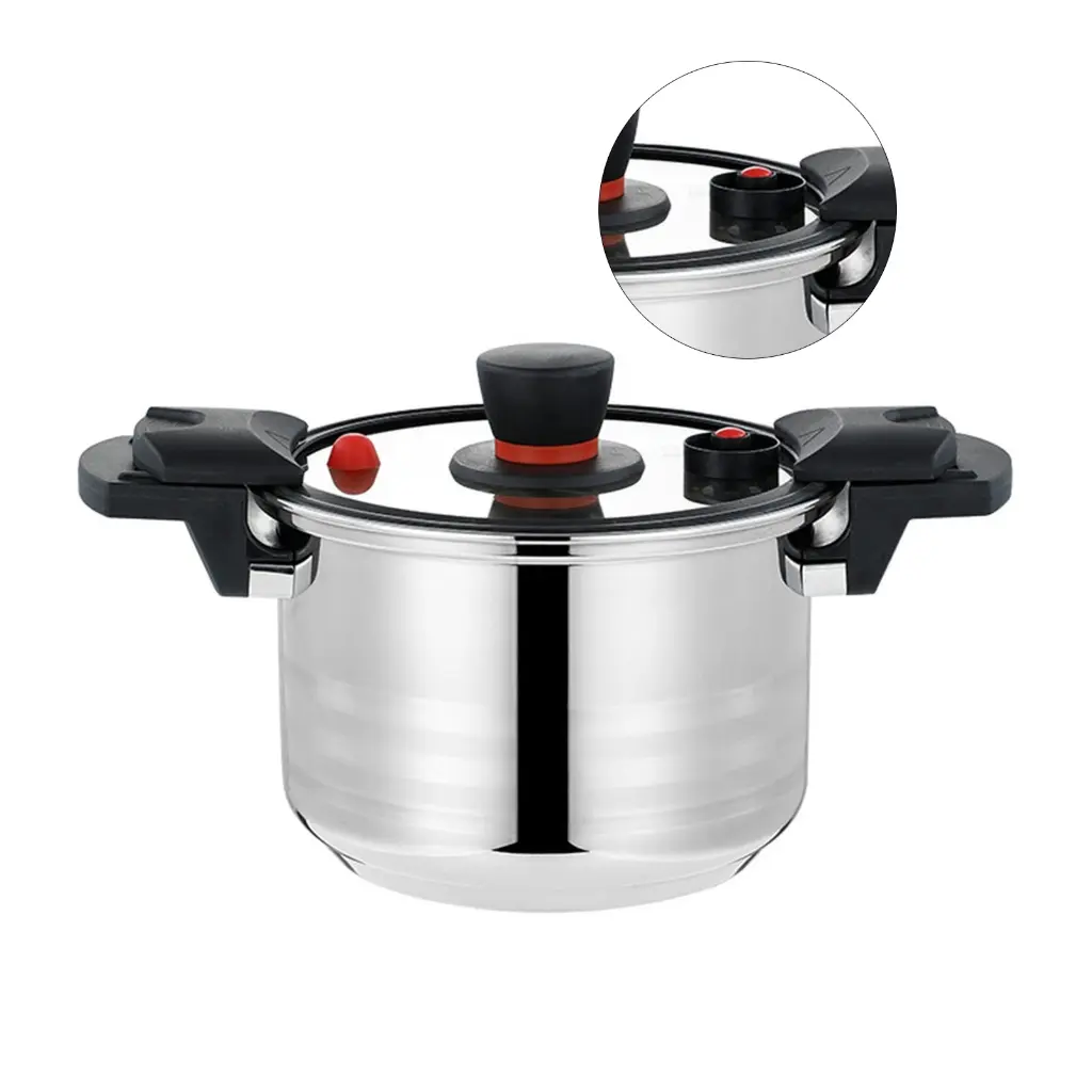 Healthy and Efficient Pressure Cooker Safe Pressure Cooker for Stove Cooker Outdoor Camping Cook Utensils