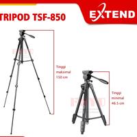 Gambar Tripod Video Kamera Camera Handycam DSLR Smartphone HP Fluid Head Fluidhead Tripot Extend TSF-850 Aluminium Handphone Holder Plastik dari Foyu Photo Kota Makassar 3 Tokopedia