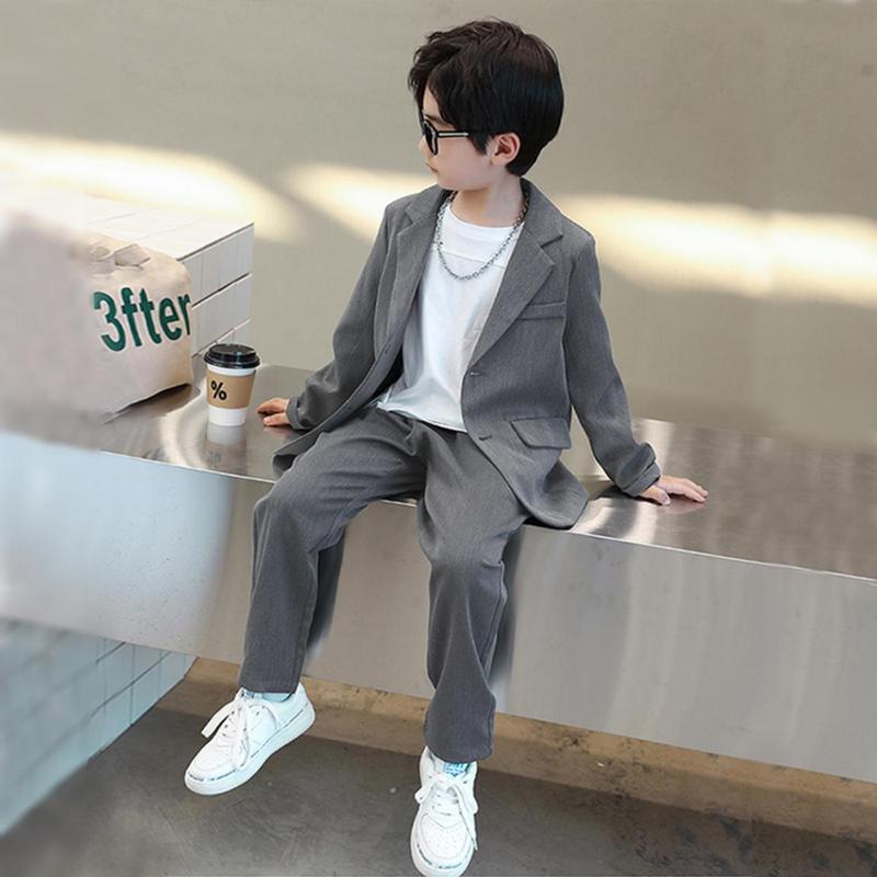 120-170 size Bộ vest thời trang phong cách Hàn Quốc dành cho bé trai