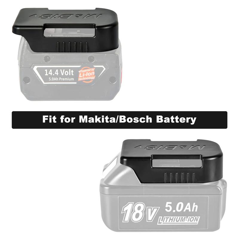 Product Introduction of Tools power battery mounts storage stand holder for Makita 18v 14.4V fit Bosch battery hold shelf rack storage case 11