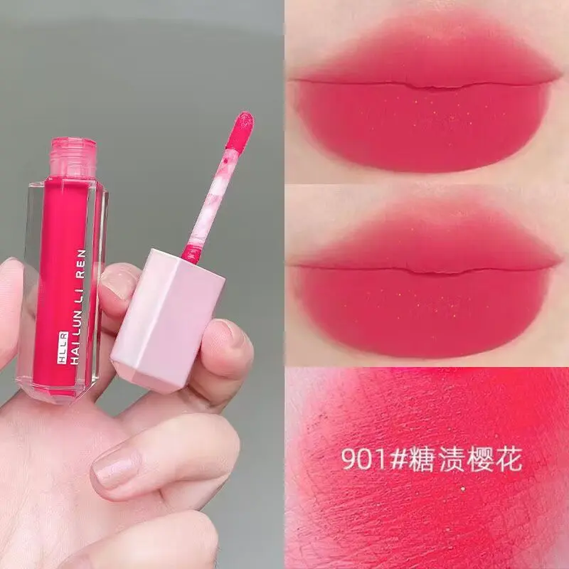 Son Môi Lì Nhung, Kim Cương Hồng Nhỏ, Kết Cấu Hoàn Thiện Hoàn Hảo, Hoa Anh Đào, Thích Hợp Cho Học Sinh, Không Trang Điểm, Mặt Trắng, Không Phai, Cốc Dán, Son Môi