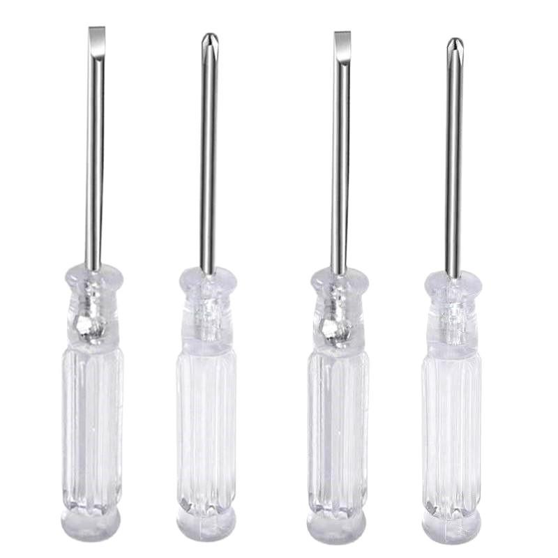 Product Introduction of Mini Screwdriver Crystal Transparent 3.0 Cross One-Word Screwdriver Multifunctional Toy Home Appliance Screwdriver 7