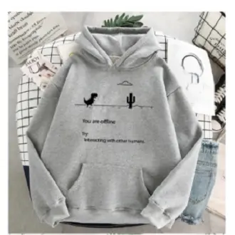 Jenel Collction COD FREE ONGKIR Promo Sweater Hoodie Wanita Unisex OFFLINE Jaket Keren Nyaman Murah Bagus Kekinian Jumbo XXL