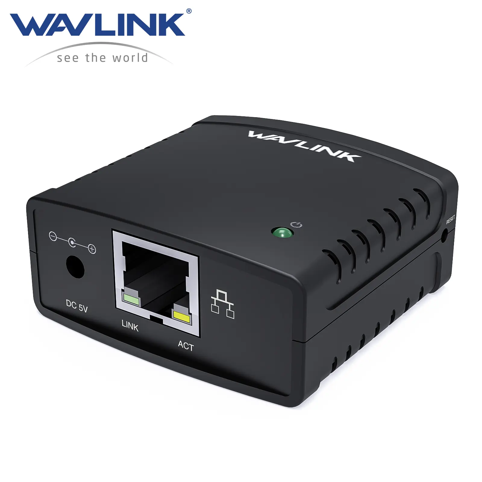 Máy chủ in LRP, USB 2.0, Chia sẻ mạng Ethernet LAN, Bộ Chuyển Đổi nguồn, HUB USB, Máy chủ in mạng 100Mbps, dành cho người dùng ở Hoa Kỳ