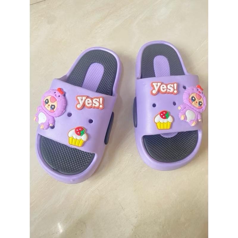 Dép lê bé gái Dép lê Baby Three cực xinh cho bé gái 4-8 tuổi, hàng 2 lớp cao cấp đi siêu êm, siêu siêu mềm, chống trơn 6