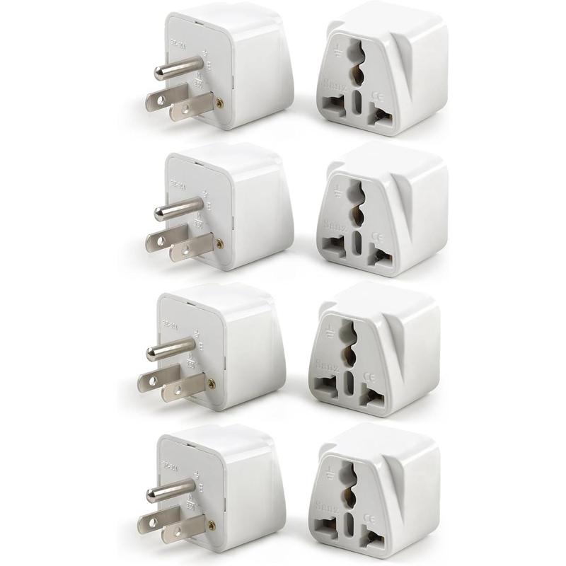 8 Pack Universal Adapter, UK to Adapter, to Plug Adapter, Travel ...