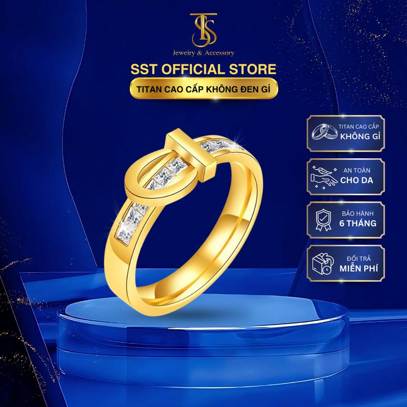 Nhẫn Titan không đen không gỉ N131