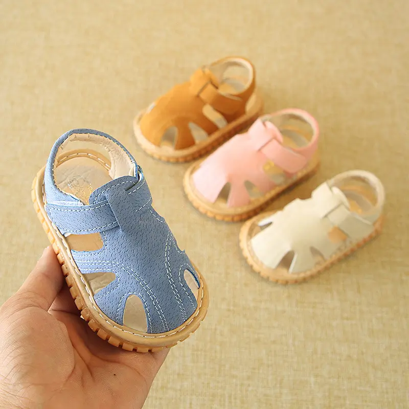 Xăng Đan  Nam Nữ Cho Bé 0-1-2 Tuổi Tập Đi Giày Đế Mềm chống Trơn Trượt Hè 2024 Sandal Dép Sandal Voi 0