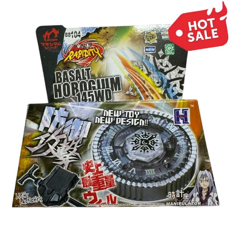 Con quay vô cực Đồng Hồ La Mã đồ chơi con quay Chùm thời gian BASALT HOROGIUM 145WD kèm bệ phóng beyblade xuhuong