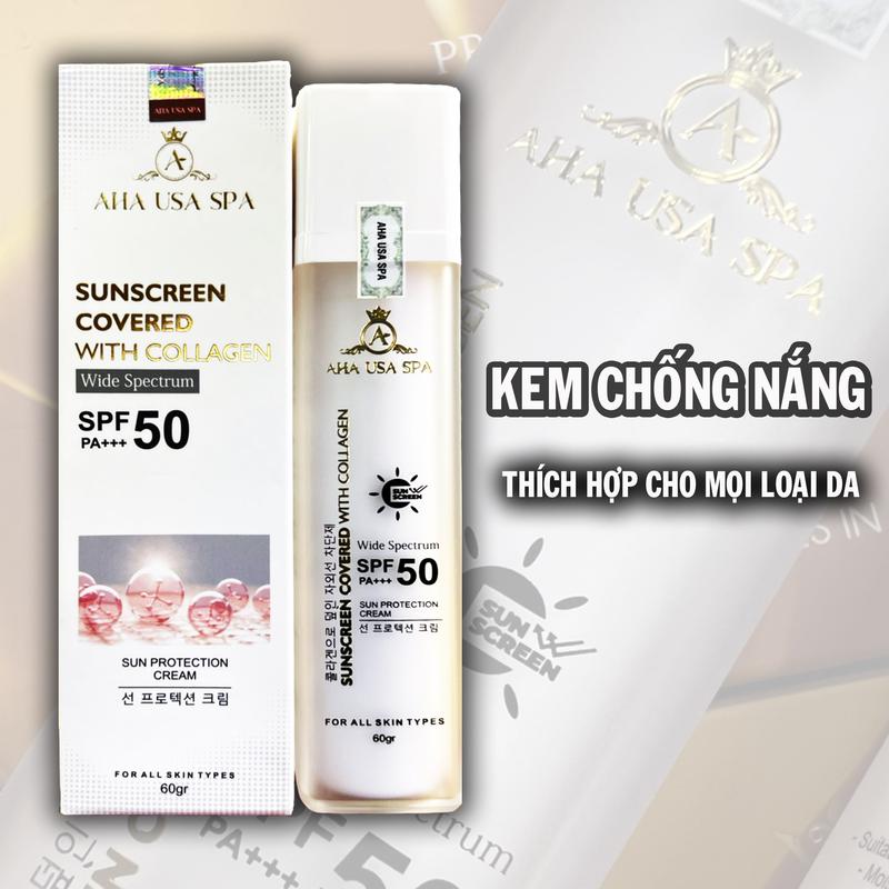 Sữa chống nắng phổ rộng AHA BEU, dành cho mọi loại da, Sunscreen Kem Chống Nắng Women , da mặt 1