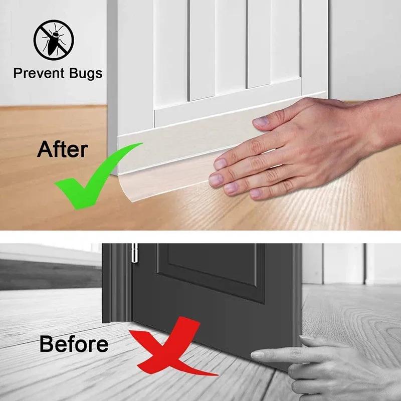 Product Introduction of Door Seal Bottom Windows Self Adhesive Soundproof Doors Silicone Rubber Seal Strip Weatherstrip Bar Window Sealing Films 23